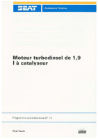 Seat Self Service Program - SSP 012 Moteur turbodiesel de 1.9 l à catalyseur-1